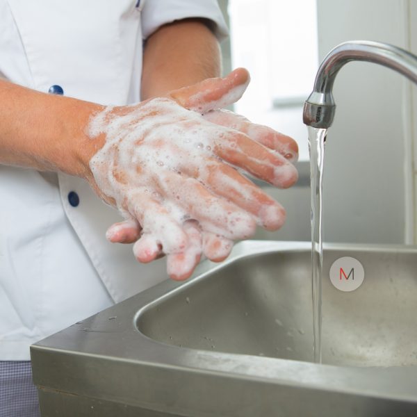 wash hands