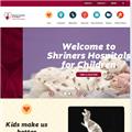 Screenshot of Shriners Hospitals for Children