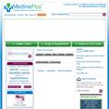 Screenshot of MedlinePlus