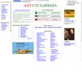 Screenshot of Artcyclopedia