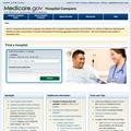 Screenshot of Medicare.gov: Hospital Compare