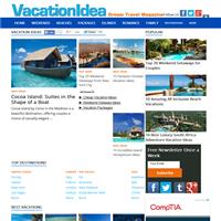 screenshot of VacationIdea