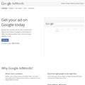 Screenshot of Google AdWords